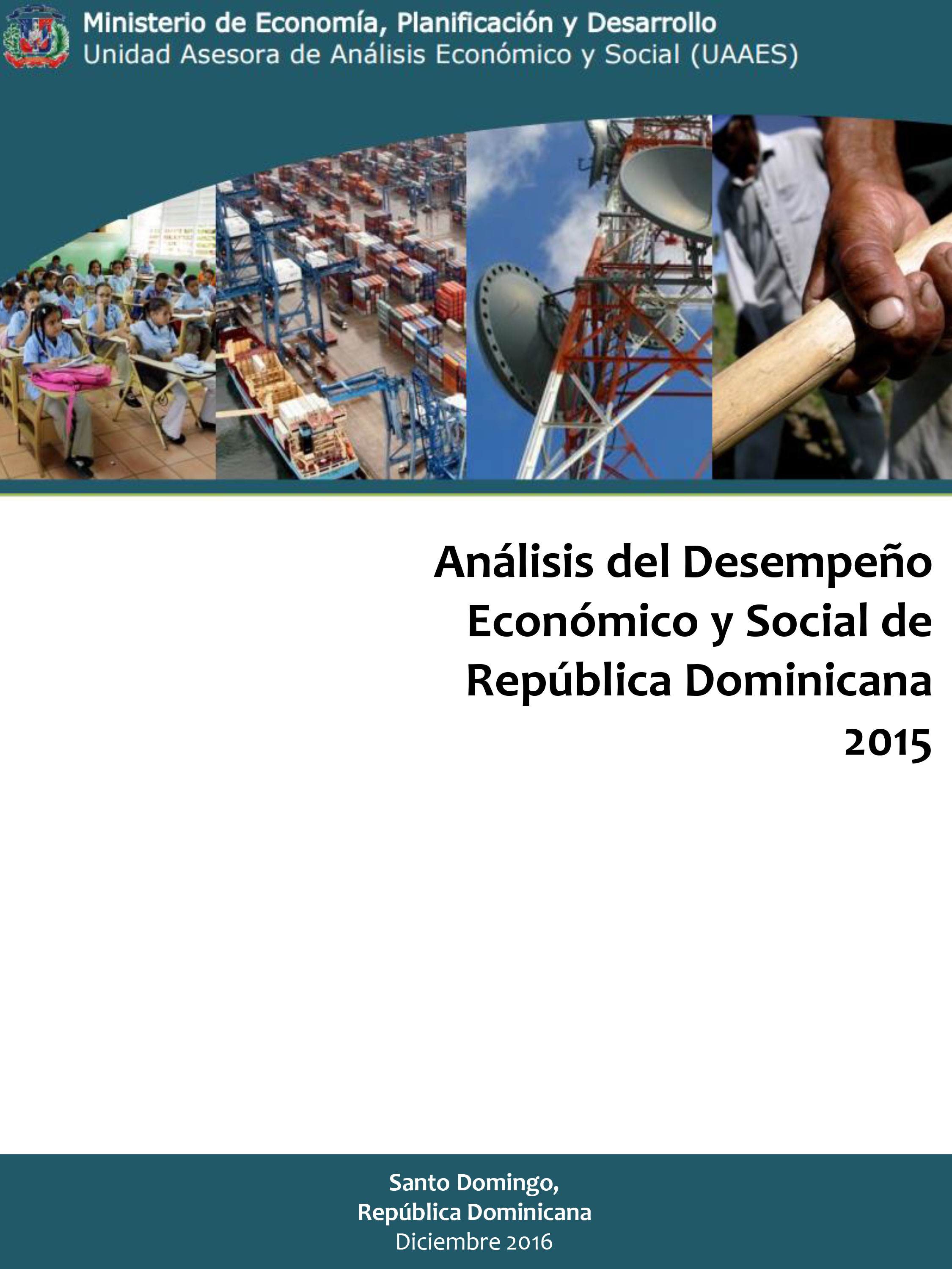 Análisis del Desempeño Económico y Social de República Dominicana 2015