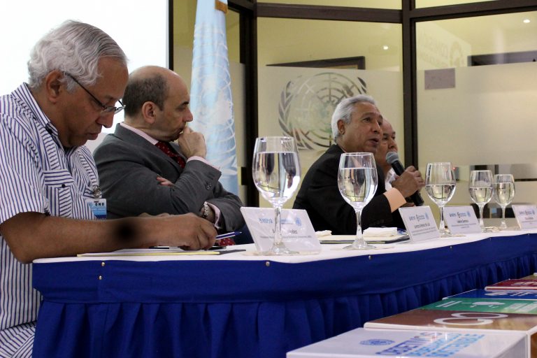 Angel Hernández Lorenzo Jimenez de Luis Isidoro Santana y Rafael Gonzalez en la apertura de la consulta de validacion ODS - 01