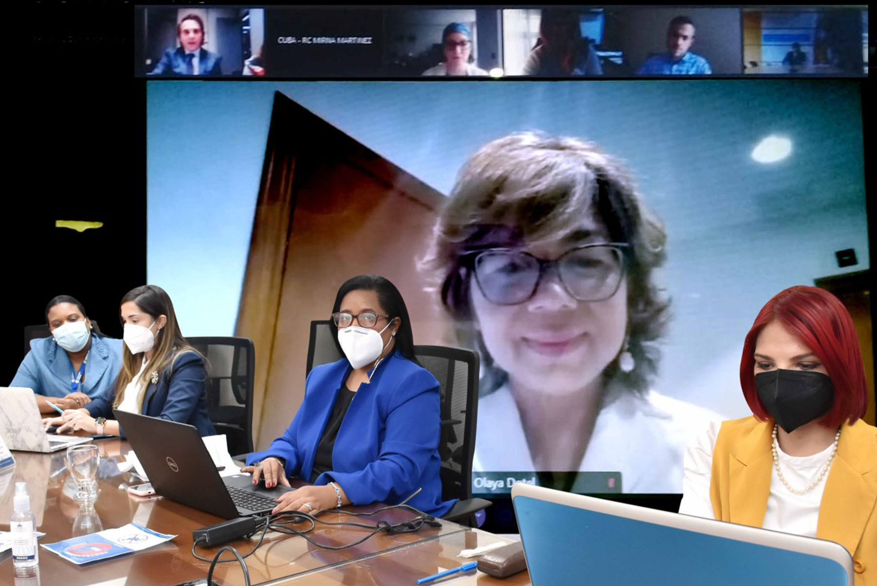 Olaya Dotel, viceministra de Cooperación Internacional del Ministerio de Economía, Planificación y Desarrollo, primera mujer Ordenadora Nacional de los Fondos Europeos para el Desarrollo.