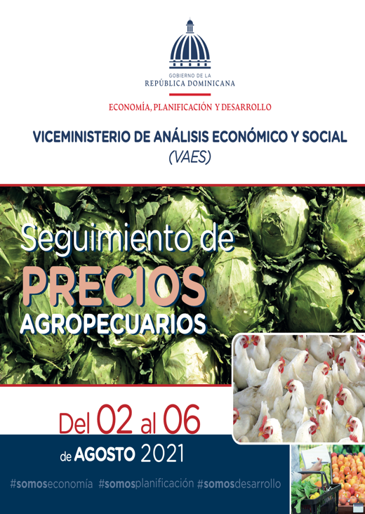 Informe de precios agropecuarios 02 al 06 AGOSTO