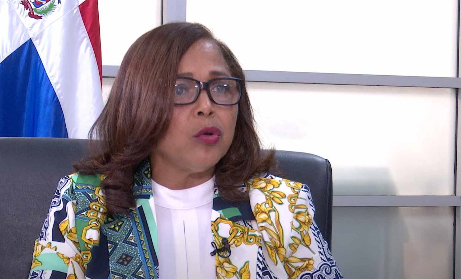 La gobernadora de Dajabón, Rosalba Peña.