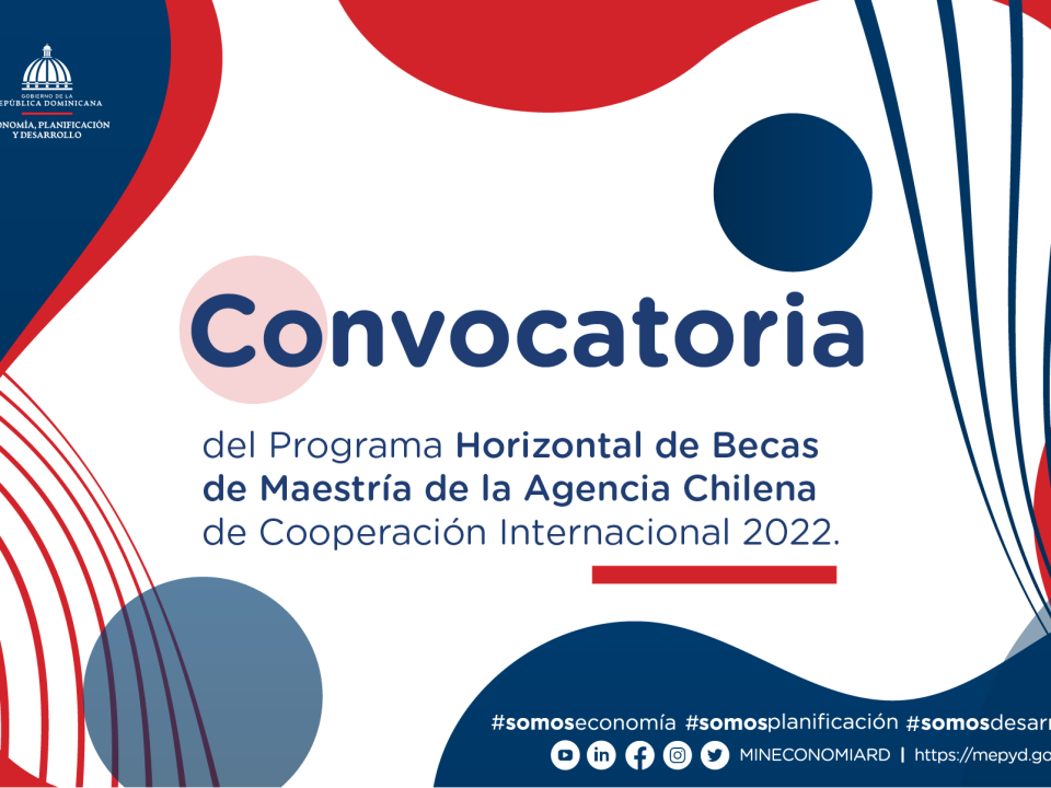 Convocatoria del Programa Horizontal de Becas de Maestría de la Agencia Chilena de Cooperación Internacional 2022