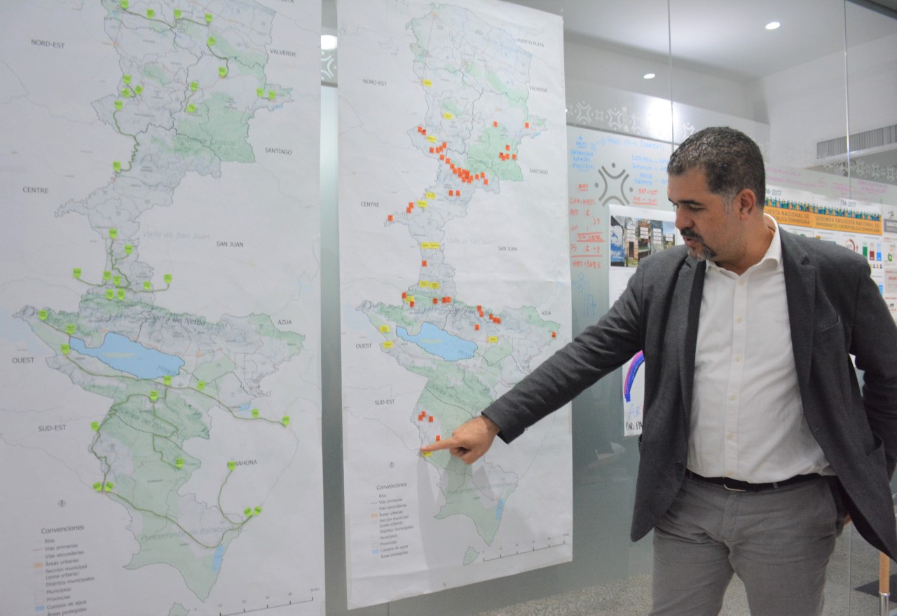 El director de Políticas de Desarrollo de la Zona Fronteriza, Erick Dorrejo