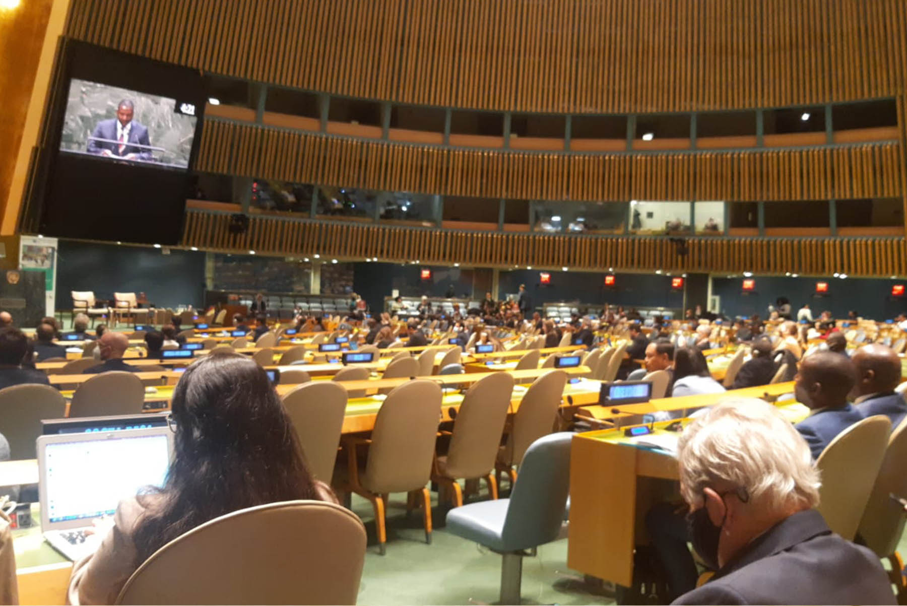 Domingo Matias en la ONU