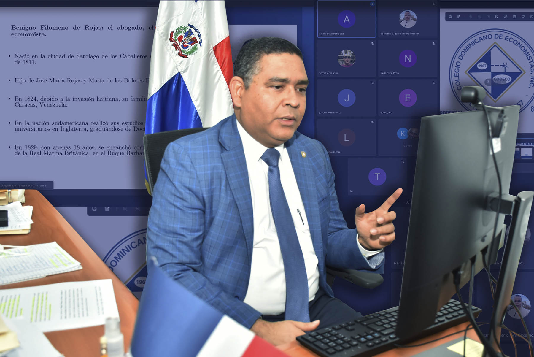 viceministro de Análisis Económico y Social del Ministerio de Economía, Planificación y Desarrollo, Alexis Cruz Rodríguez