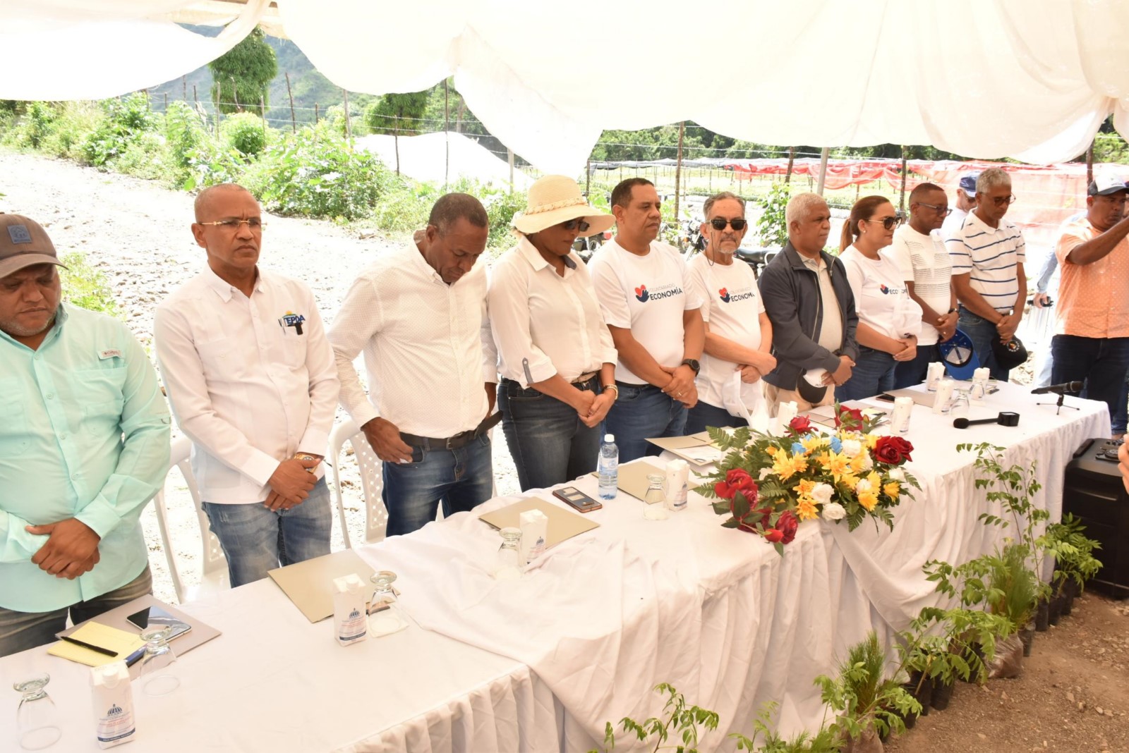 Ministerio de Economía anuncia la erogación de recursos del Fondo de Cohesión Territorial destinados a la construcción de obras públicas en el municipio de Peralta, provincia de Azua