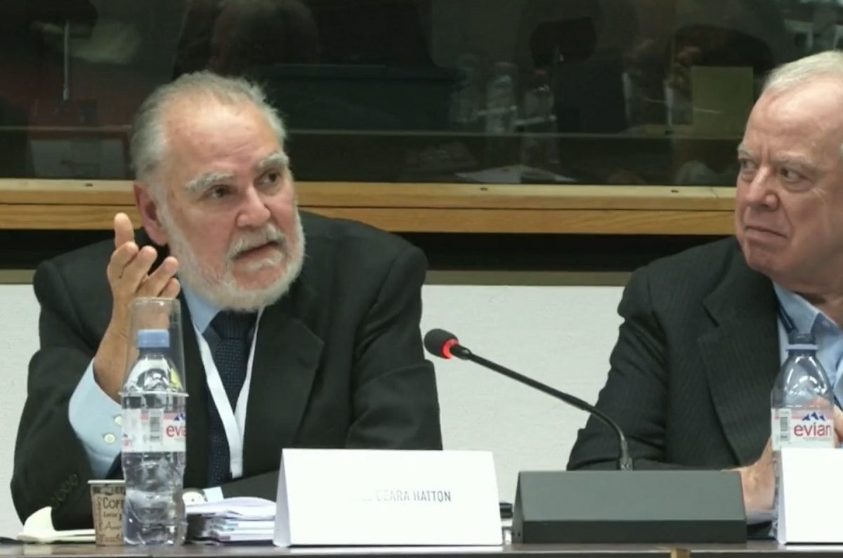 El ministro de Economía, Planificación y Desarrollo, Miguel Ceara Hatton, participa en el panel “Nuevos pactos sociales y transición justa: Reformas y cambios para resituar las políticas para la cohesión social en clave de transición verde, digital y socioeconómica”.