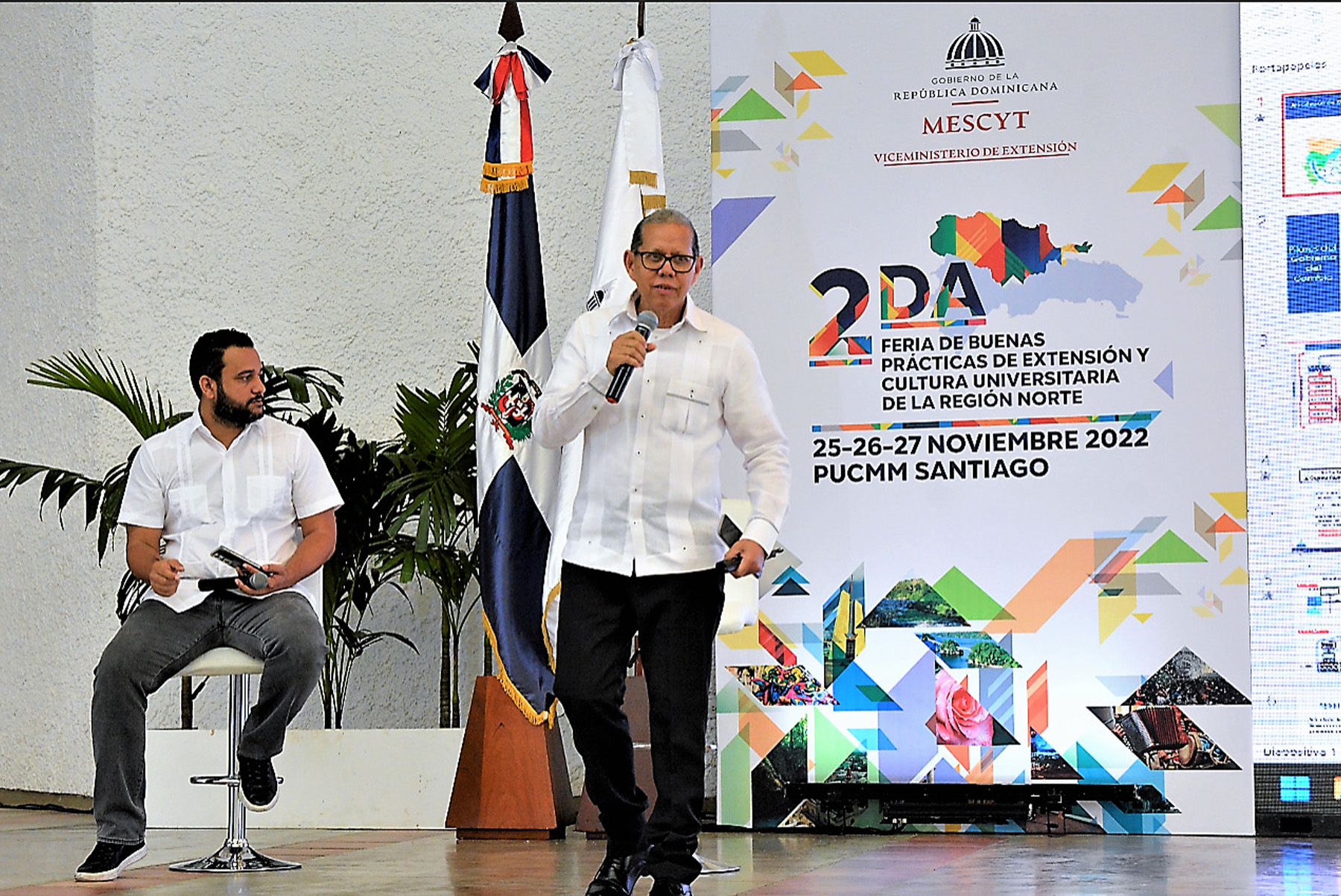 Los viceministros Madera y Matías expusieron en la Segunda Feria de Buenas Prácticas de Extensión y Cultura Universitaria de la Región Norte
