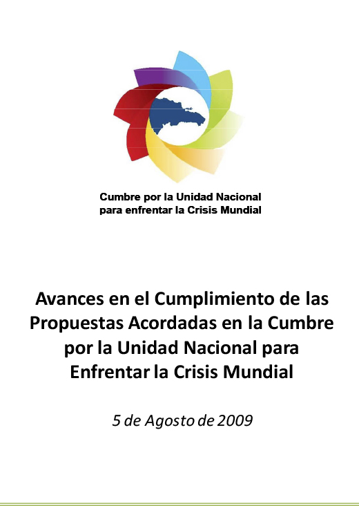 informe seguimiento propuestas cumbre 2009-agosto-2009