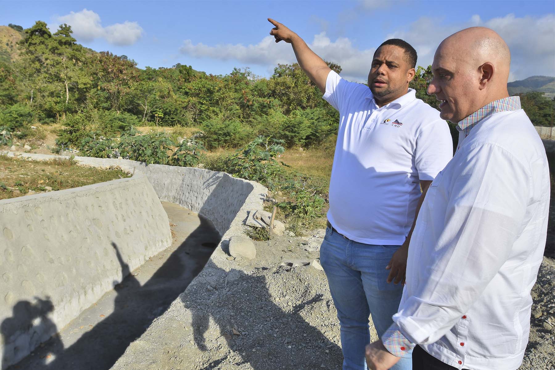 2- Los dos canales de desagüe poseen una longitud combinada de unos 800 metros