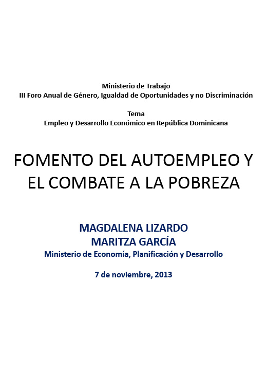 Ponencia Magdalena Lizardo y Maritza García en III Foro Anual de Género