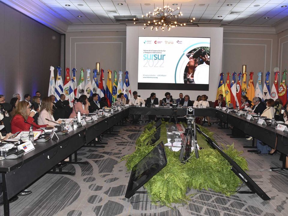 lanzamiento informe de cooperación Sur Sur Iberoamericano