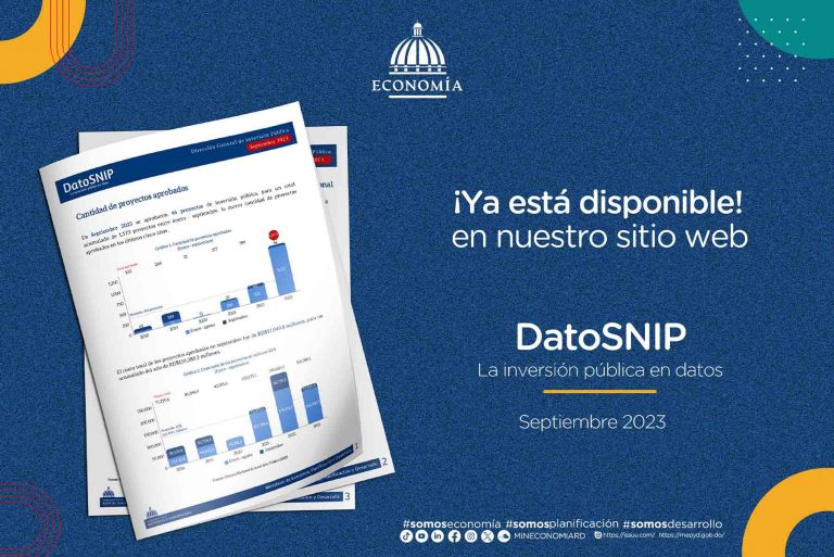 Ya esta disponible - DatoSNIP sept 2023