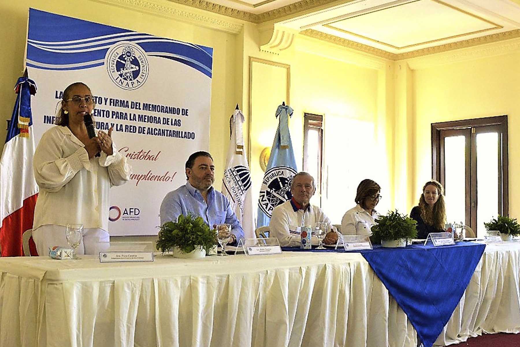 Ministerio de Economía, INAPA y AFD