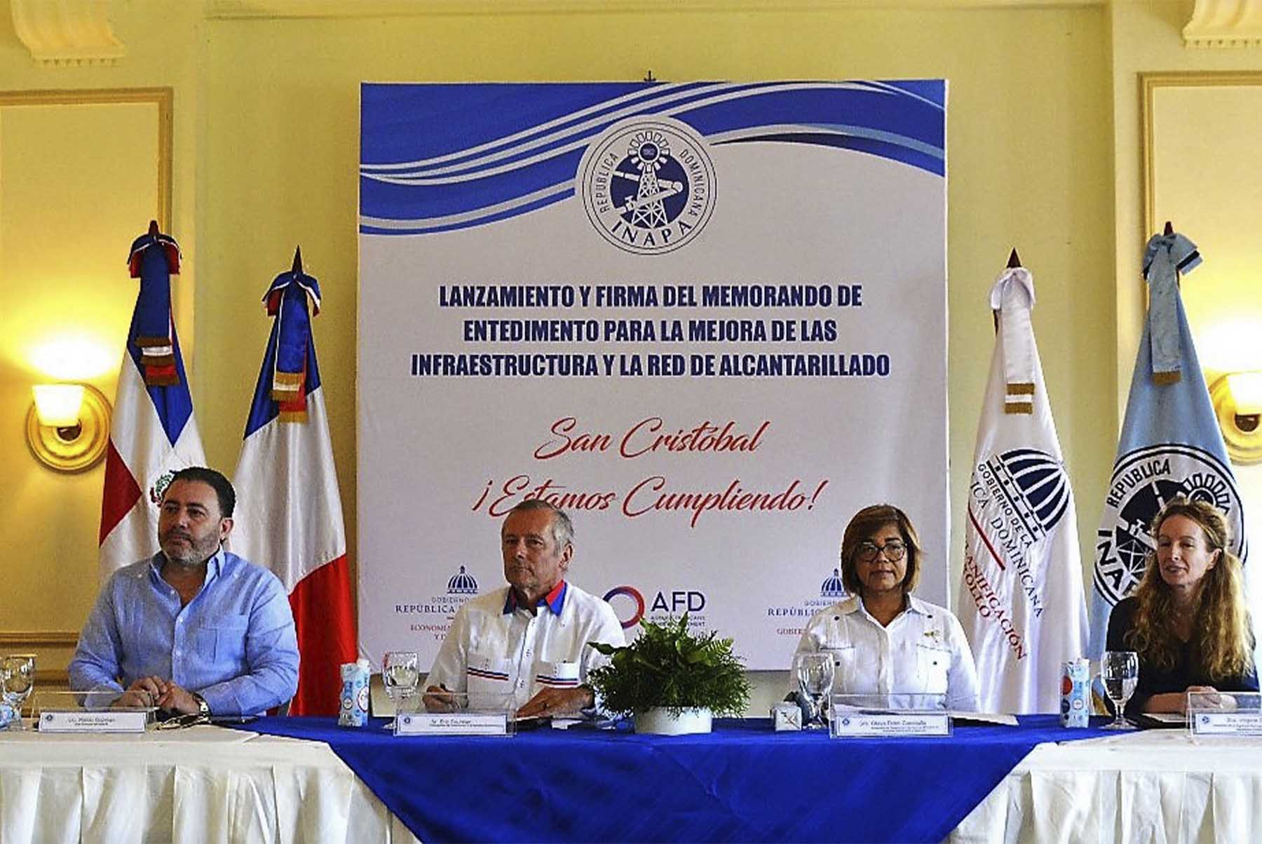 Ministerio de Economía, INAPA y AFD