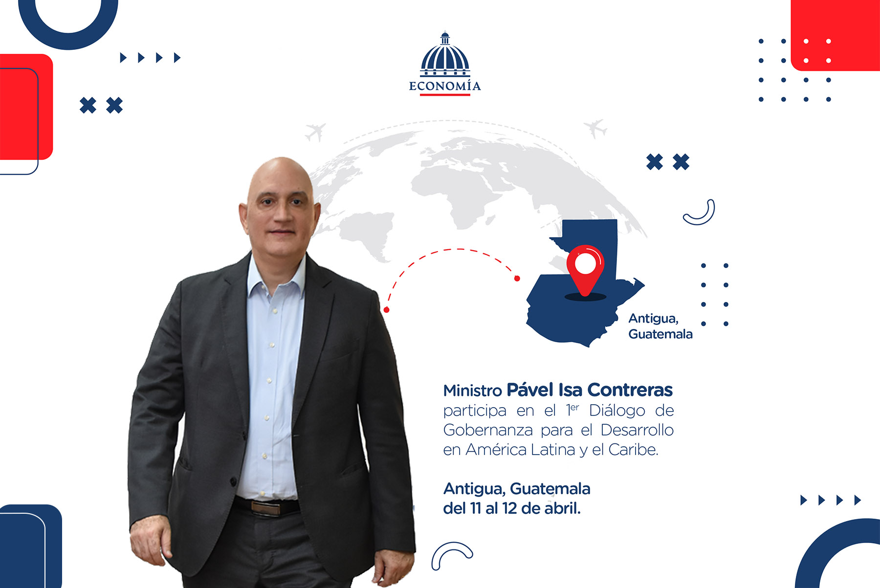 Pável Isa Contreras, ministro de Economía, Planificación y Desarrollo de la República Dominicana.