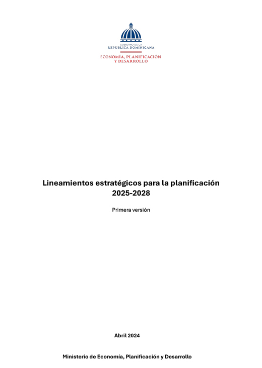 Lineamientos estratégicos para la planificación 2025-2028