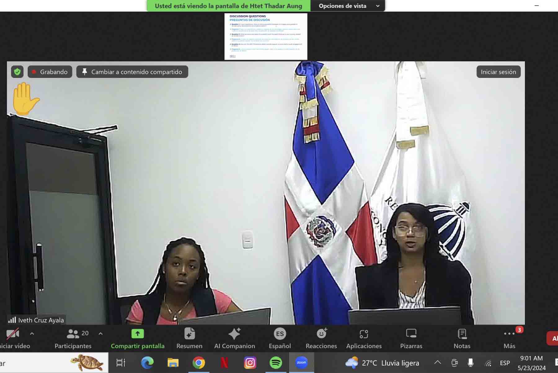 Foro Participación Juvenil NDC VIOTDR