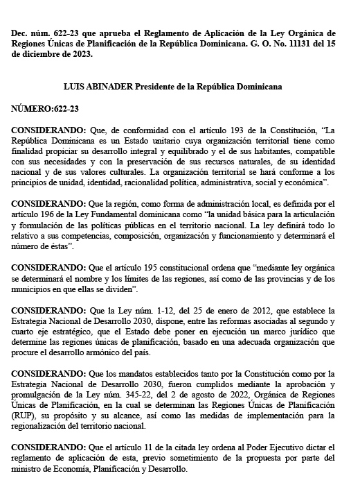 Reglamento de Aplicación de la Le Orgánica