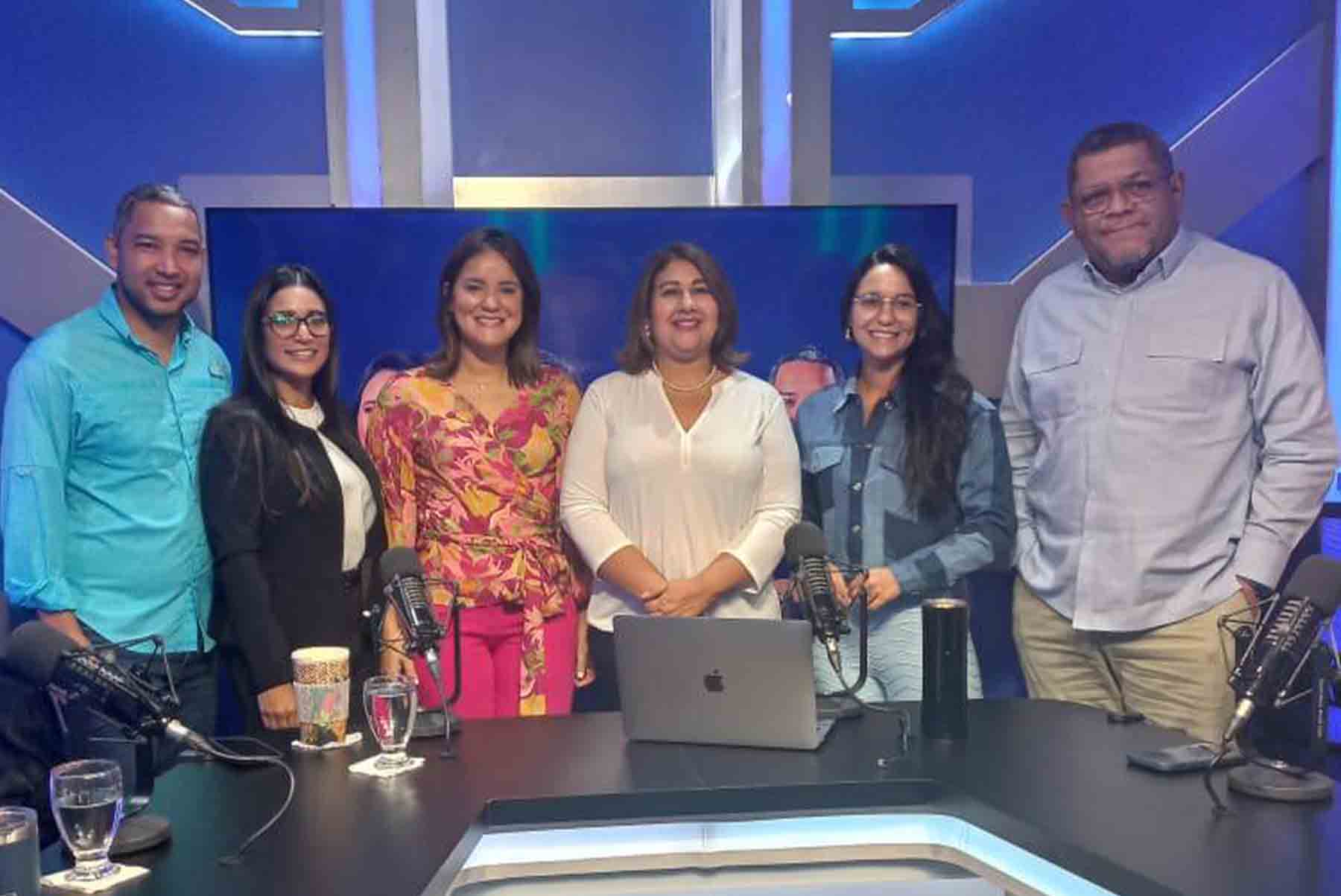 la directora Vielka Polanco en programa No se diga más