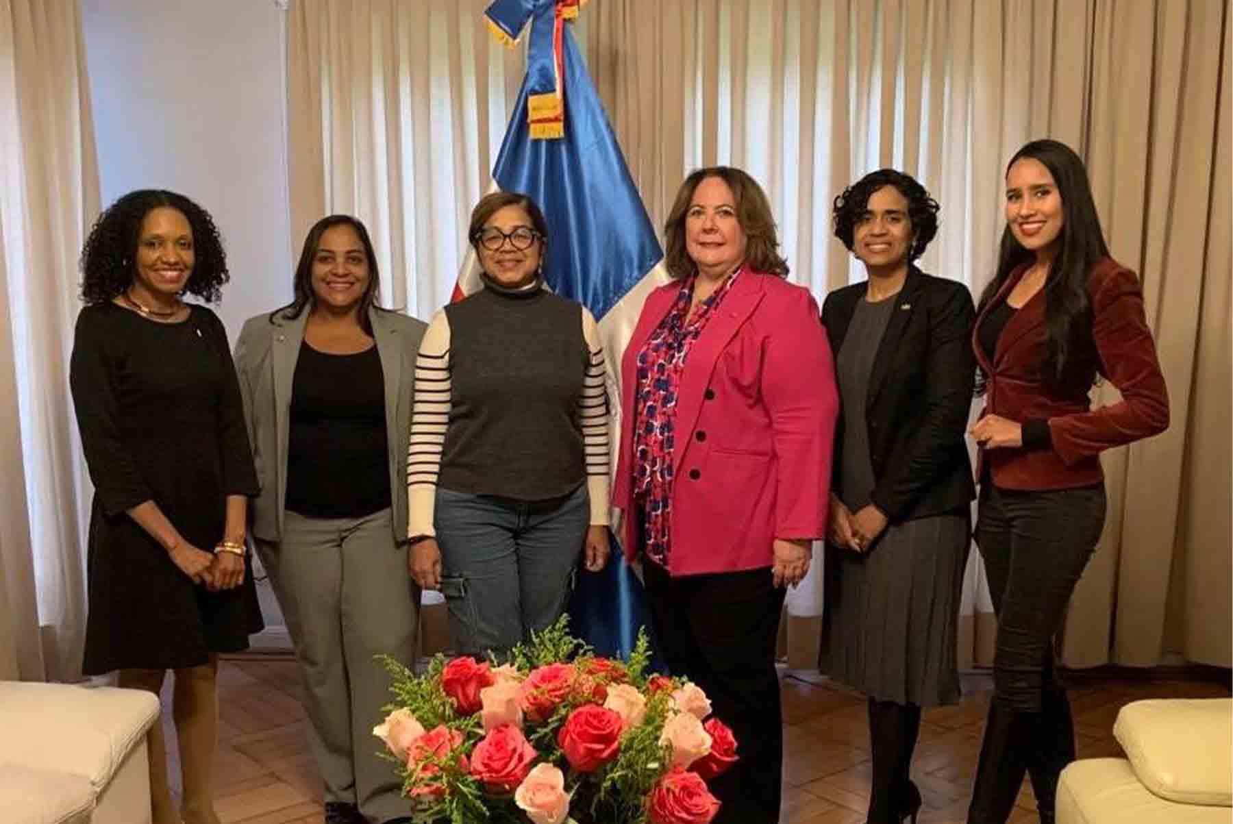 Viceministra Olaya Dotel visita Embajada de RD en Chile2
