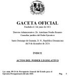 Ley 80-24 de Presupuesto General del Estado 2025