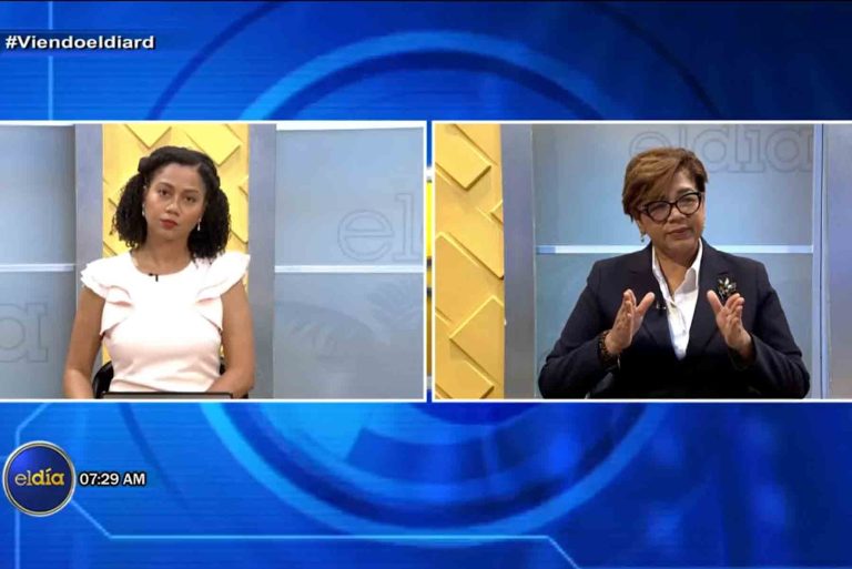 Olaya Dotel en Noticiero Eldía